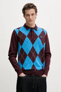 Fred Perry Bavlnený sveter Fred Perry