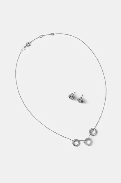 Tory Burch Náhrdelník a náušnice Tory Burch Miller Pave