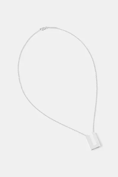 Stříbrný náhrdelník Tom Wood Square Pendant