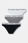 Calvin Klein Underwear nohavičky bavlnené s elastanom 3-pak