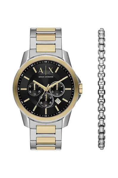 Hodinky a náramok Armani Exchange
