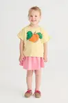 Bobo Choses Detské bavlnené tričko Bobo Choses Tangerine