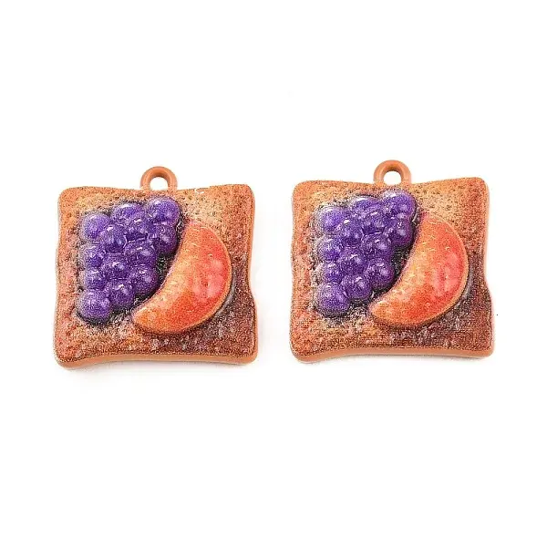 Baking Paint Zinc Alloy Pendants