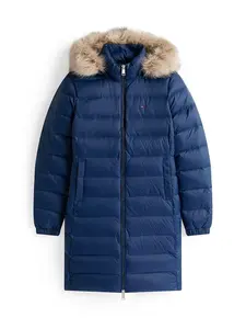 Tommy Jeans Zimný kabát 'Essential'  námornícka modrá