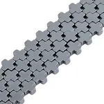 2 Strands Non-magnetic Synthetic Hematite Beads Strands