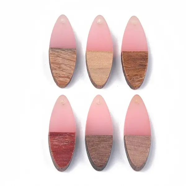 Resin & Walnut Wood Pendants