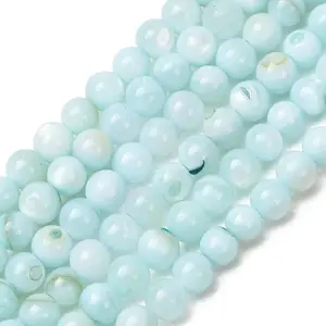 Dyed Natural Freshwater Shell Beads Strands