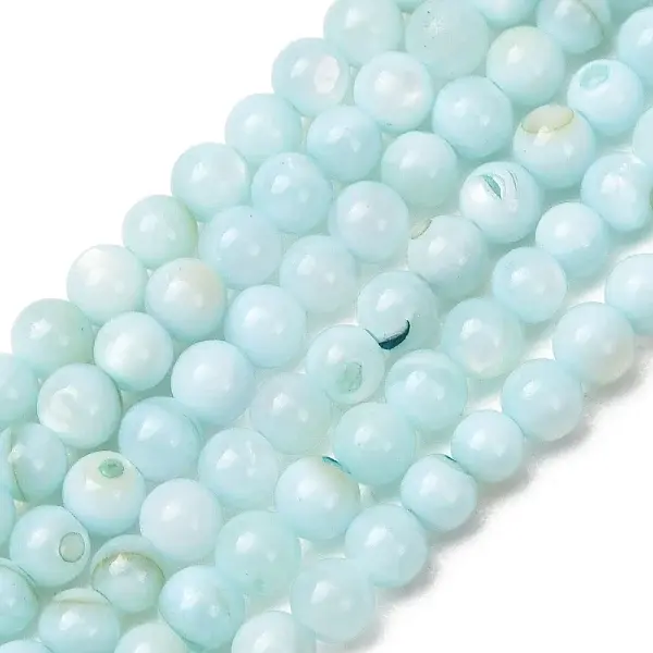 Dyed Natural Freshwater Shell Beads Strands
