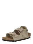 BIRKENSTOCK Otvorená obuv 'Milano'  tmavošedá