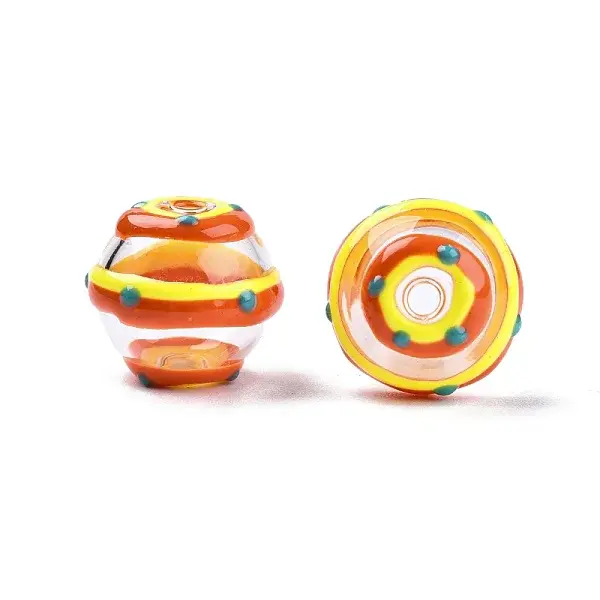Transparent Glass Enamel Beads