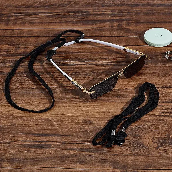 2Pcs Polyester Eyeglasses Strap