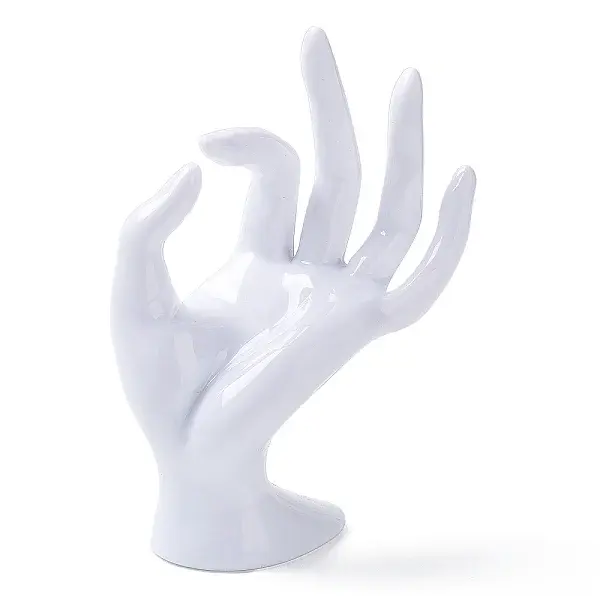 Plastic OK Hand Rings Display Stands
