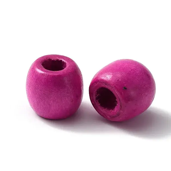 Spray Painted Wood Beads