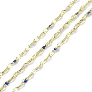 Rack Plating Brass Dapped Chains