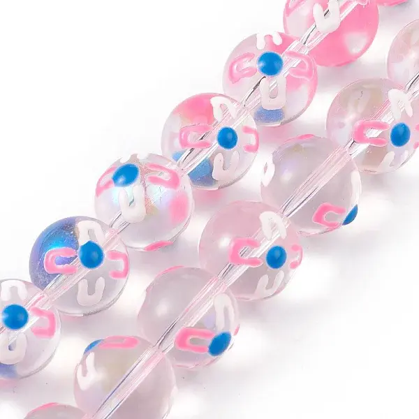 Transparent Glass Beads Strands