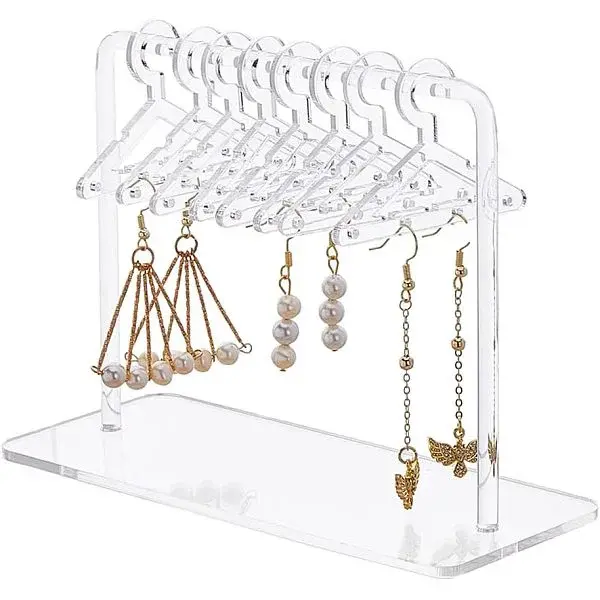 Transparent Acrylic Earring Display Stands