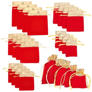 5 Style Velvet Packing Pouches