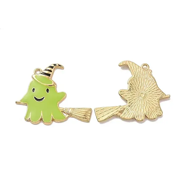 Halloween Theme Rack Plating Alloy Enamel Pendants