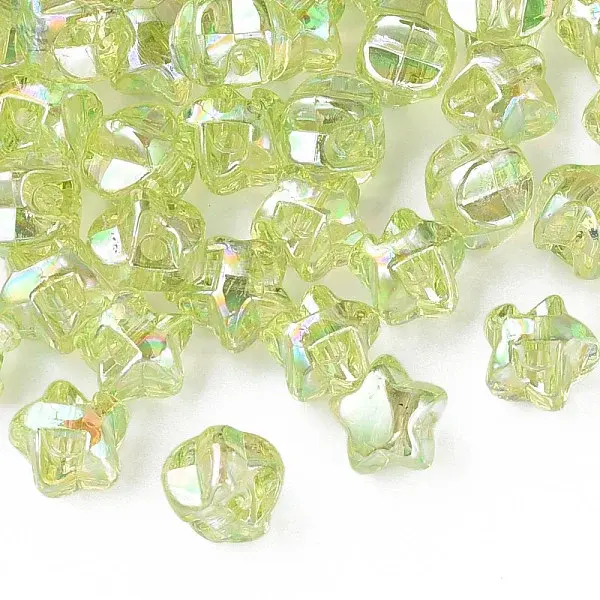 1-Hole Transparent Acrylic Buttons