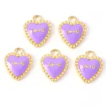 Alloy Enamel Pendants