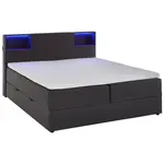 Xora POSTEL BOXSPRING, 180/200 cm, antracitová
