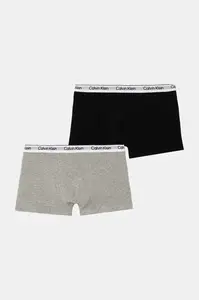Calvin Klein Underwear přiléhavé boxerky dětské bavlněné s elastanem 2-pack