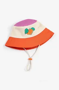 Bobo Choses Detský bavlnený klobúk Bobo Choses Tangerine