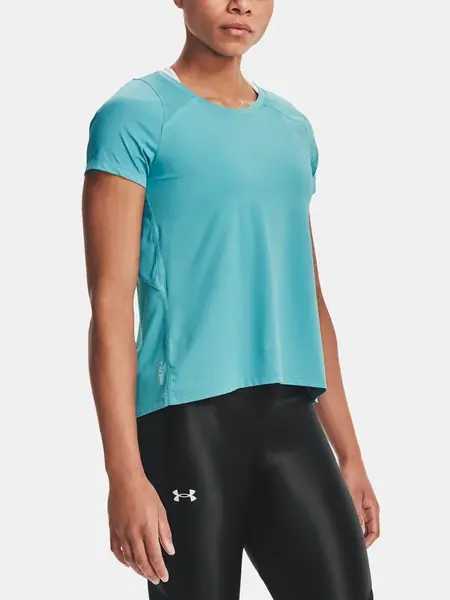 Under Armour Tričko IsoChill Run 200 SS-BLU - Dámské