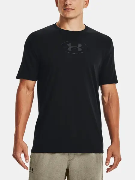 Under Armour Tričko UA REPEAT BRANDED SS-BLK - Pánské