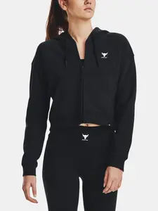Čierna dámska mikina Under Armour Project Rock HW Terry