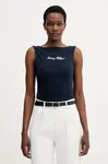 Tommy Hilfiger top dámsky bavlnený s elastanom