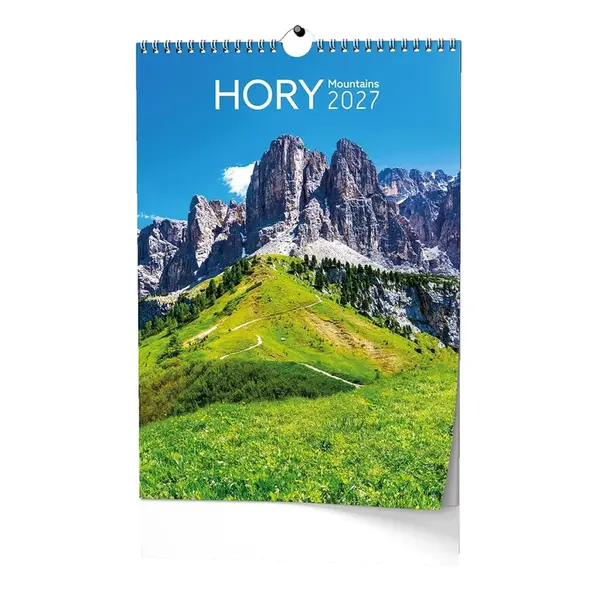 Baloušek Nástěnný kalendář Hory 2027 32 × 45 cm