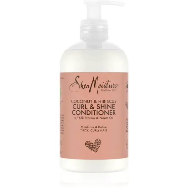 Shea Moisture Coconut & Hibiscus kondicionér pro kudrnaté vlasy 384 ml