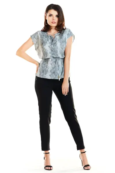 Awama Woman's Blouse A278 Grey