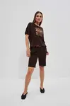Marisse Women's Sweatshirt L-Bl-4005 D.Oak