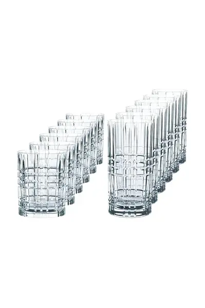 Sada pohárov Nachtmann Highland Square 345/445 ml 12-pak