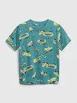 Zelené chlapčenské vzorované tričko GAP