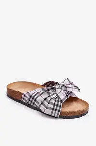Boto Dámske flip -flops s lukom na platforme Gray Vero