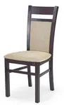 HALMAR Jedálenská stolička GERARD 2 tm. orech/torent beige
