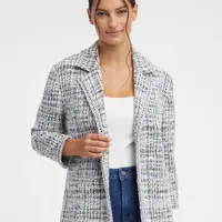 Krémové dámske tvídové sako ORSAY