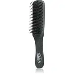 Wet Brush Detangler Brown Leather kartáč na vlasy pro muže Black 1 ks