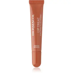 Dermacol Lip Treat hydratační lesk na rty odstín 8 Mocha Mousse (Caramel Toffee) 10 ml