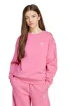 Dětská mikina adidas Originals růžová barva, hladká, JX2749