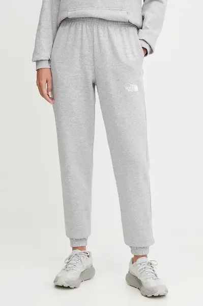 Tepláky The North Face Simple Dome dámské, šedá barva, NF0A8C1YDYX1