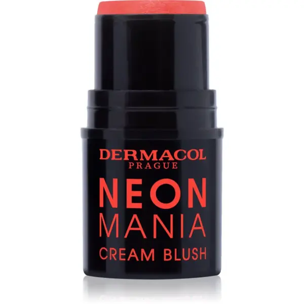 Dermacol Neon Mania krémová tvářenka odstín 2 Coral 5.2 g