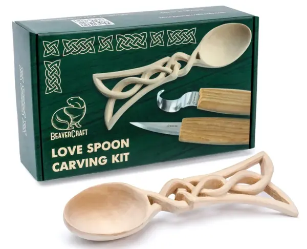 Dárková vyřezávací sada BeaverCraft - Keltská lžíce