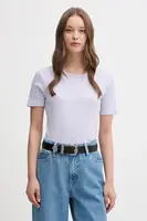 Bavlněné tričko United Colors of Benetton dámské, červená barva, 3GA2E16A2