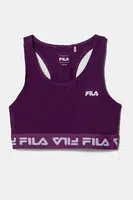 Dětská sportovní podprsenka Fila LOHNWEILER fialová barva, FAT0656