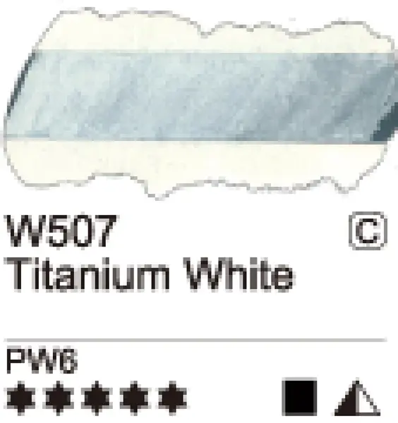 Akvarelová barva Mijello 15ml – 507 Titanium White (Opaque)