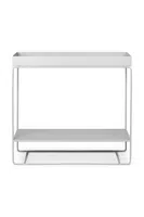 Květináč se stojanem ferm LIVING Plant Box Two-Tier 80 x 75 cm šedá barva